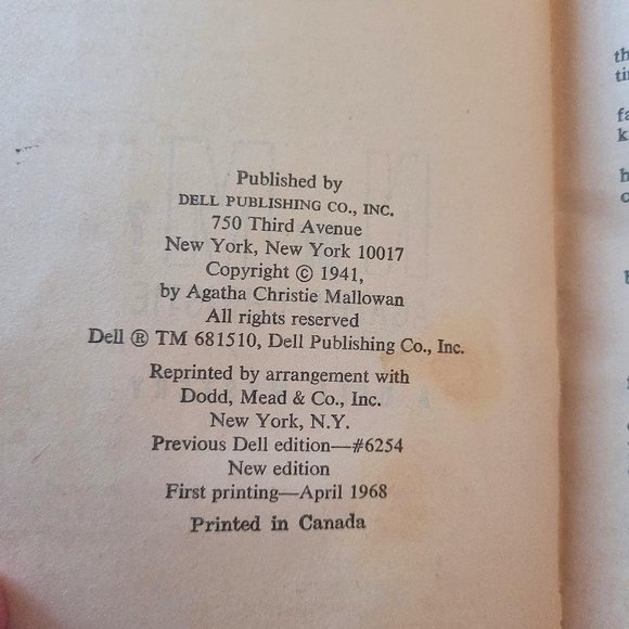 Vintage Agatha Christie - N or M? 1968 - Picture 3 of 4